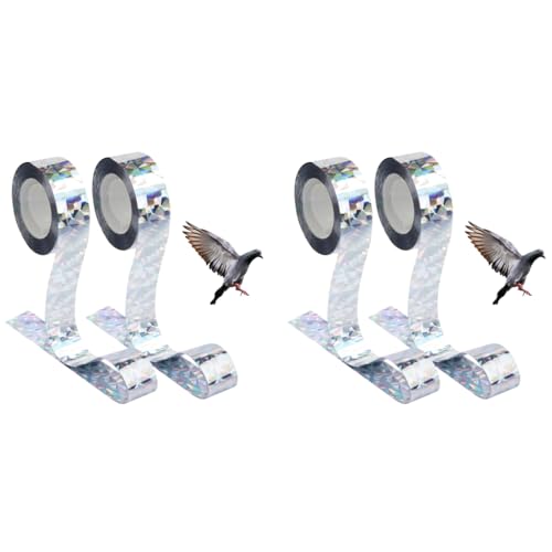 HASTHIP® 80M Bird Scare Tape Reflective Multicolored Birds Repellent Pigeon for Balcony Outdoor Spikes Deterrent Devices Tape 2.5cm 80m 2 Roll 2PCS HASTHIP® 80M Bird Scare Tape Reflective Multicolored Birds Repellent Pigeon for Balcony Outdoor Spikes Deterrent Devices Tape 2.5cm 80m 2 Roll 2PCS